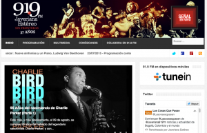 javeriana estereo web site